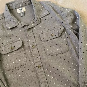 Boy’s Old Navy gray button down shirt